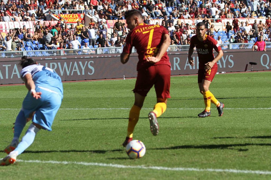 PELLEGRINI gol ROMA LAZIO 3 a 1