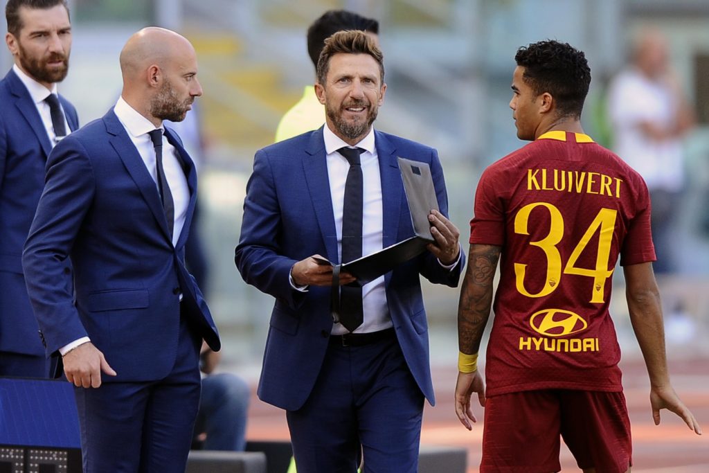 DI FRANCESCO BISCELGLIA interprete Kluivert ROMA SPAL 0 a 2