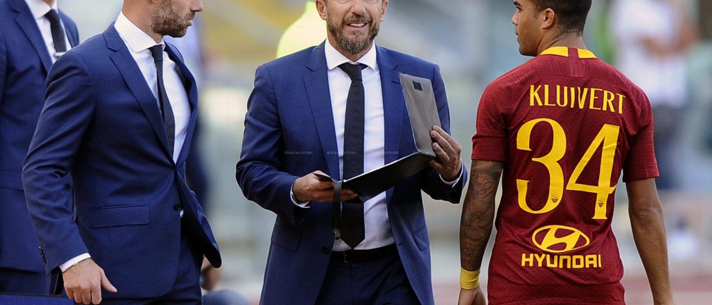 DI FRANCESCO BISCELGLIA interprete Kluivert ROMA SPAL 0 a 2