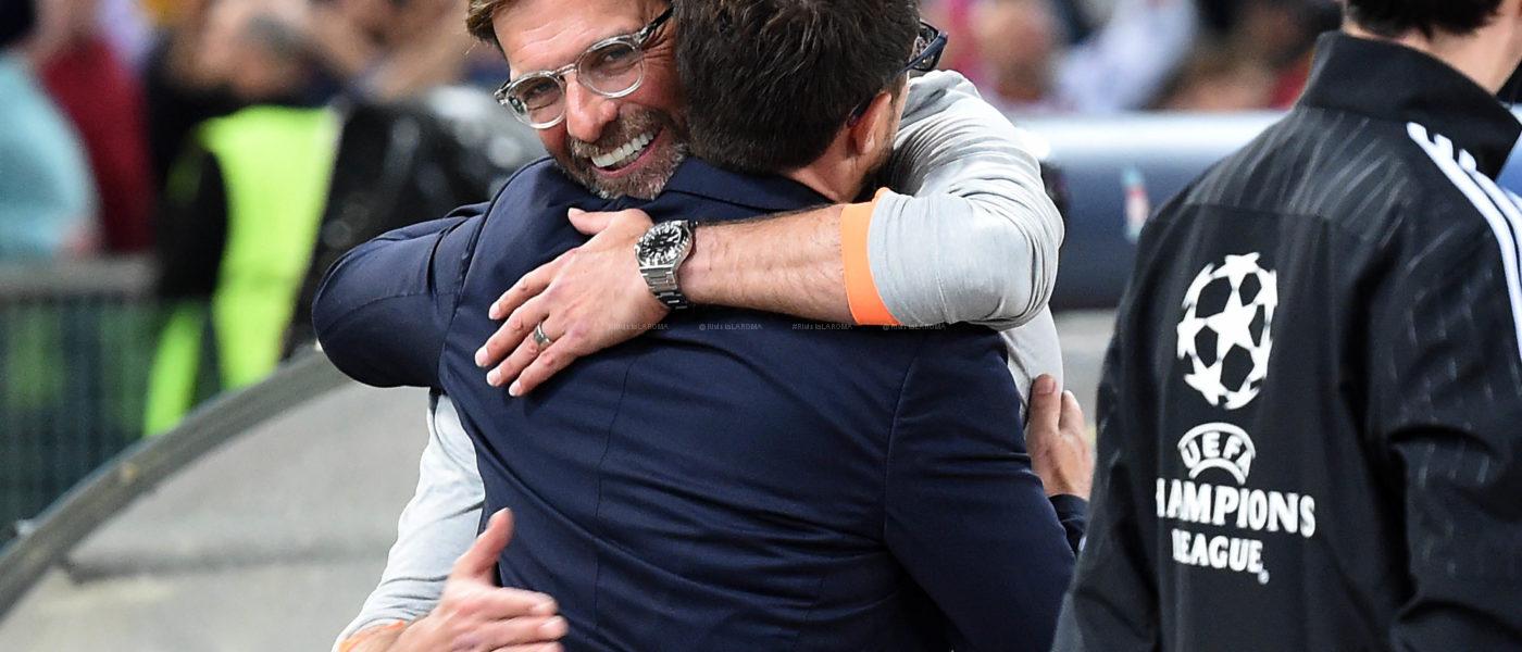 DI FRANCESCO KLOPP ROMA LIVERPOOL 4 a 2