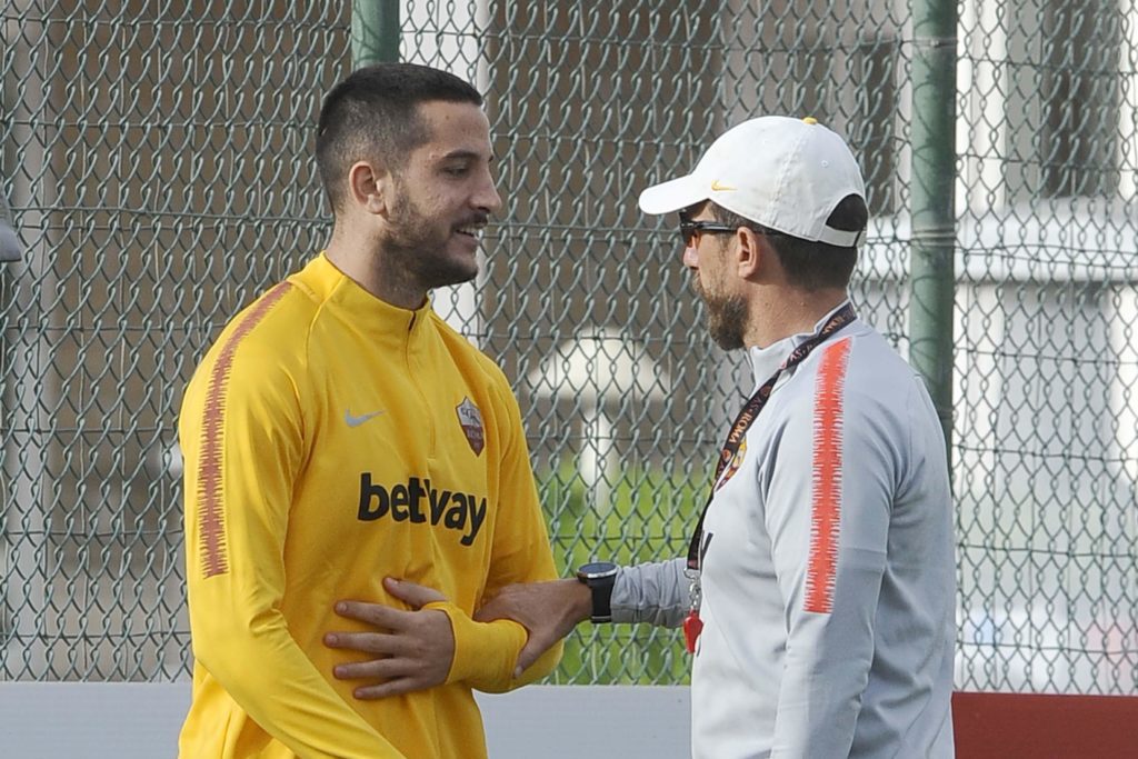 DI FRANCESCO MANOLAS 1 allenamento Champions