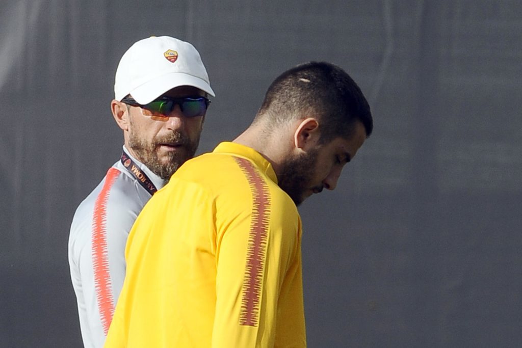 DI FRANCESCO MANOLAS allenamento Champions