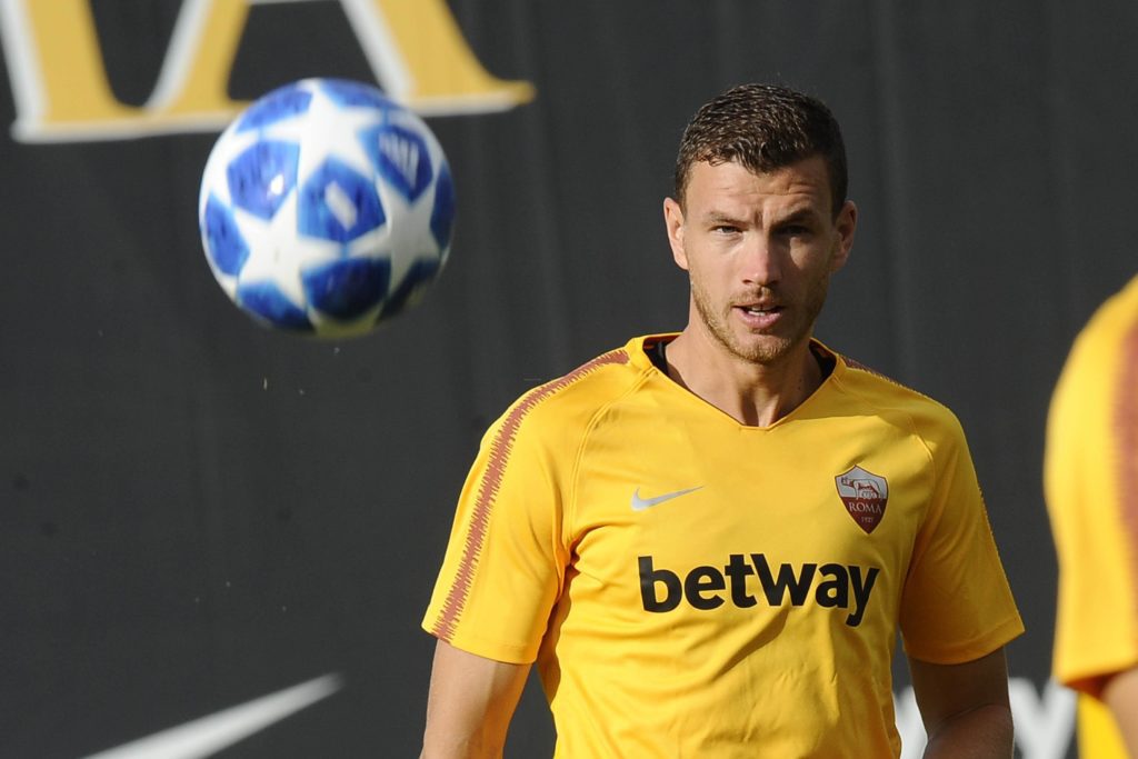 DZEKO 3 allenamento Champions