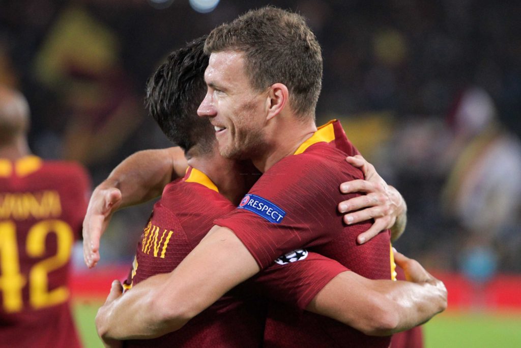 DZEKO DOPO GOL ROMA CSKA 3 a 0