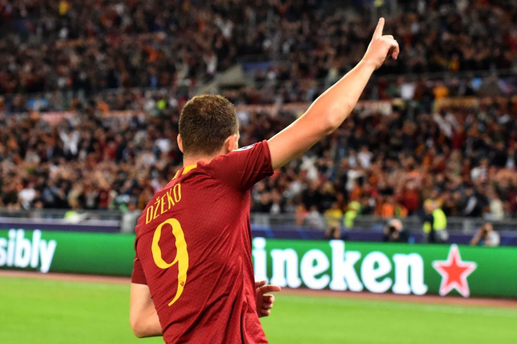 DZEKO DOPO PRIMO GOL1 ROMA VICTORIA