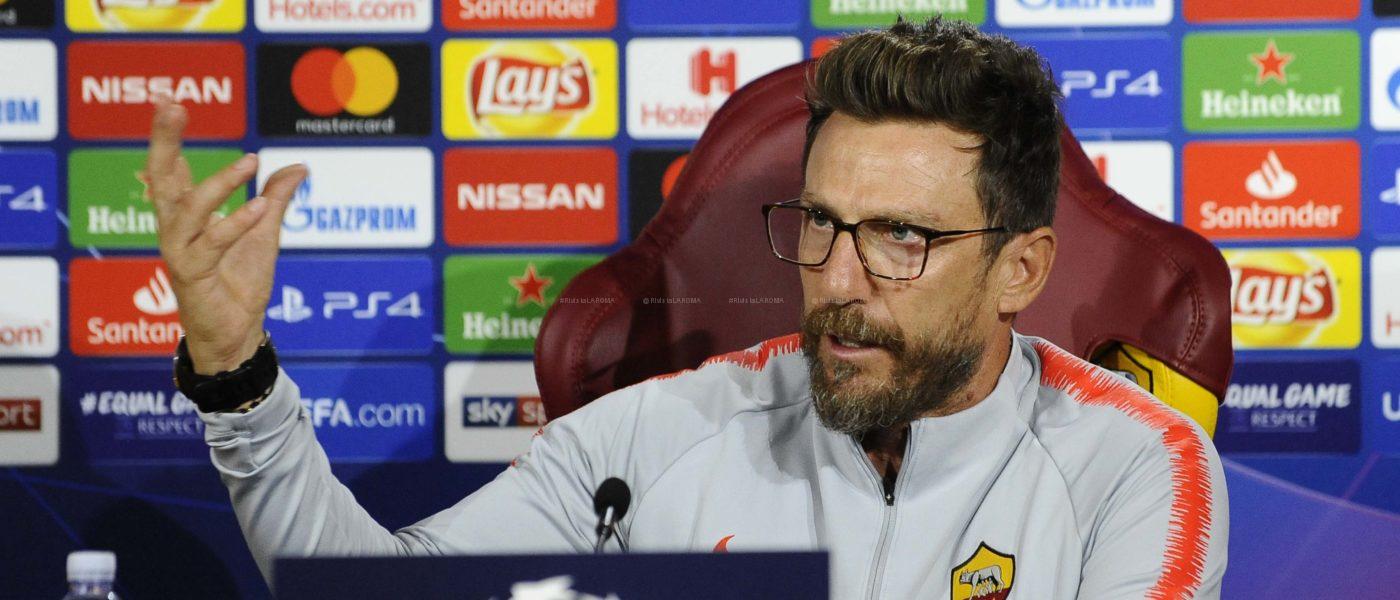 Di Francesco 3 conferenza di champions