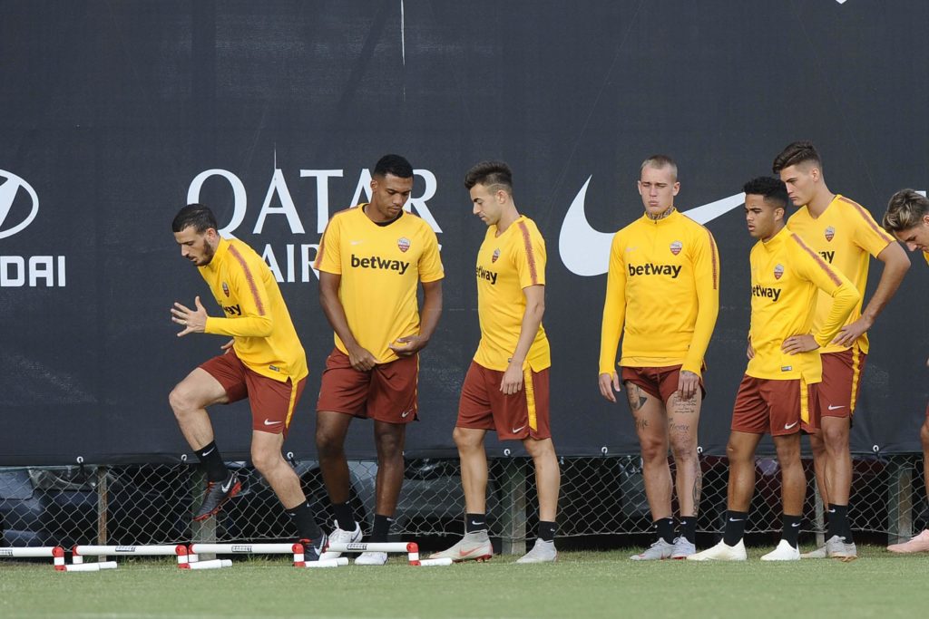 FLORENZI 1 allenamento Champions