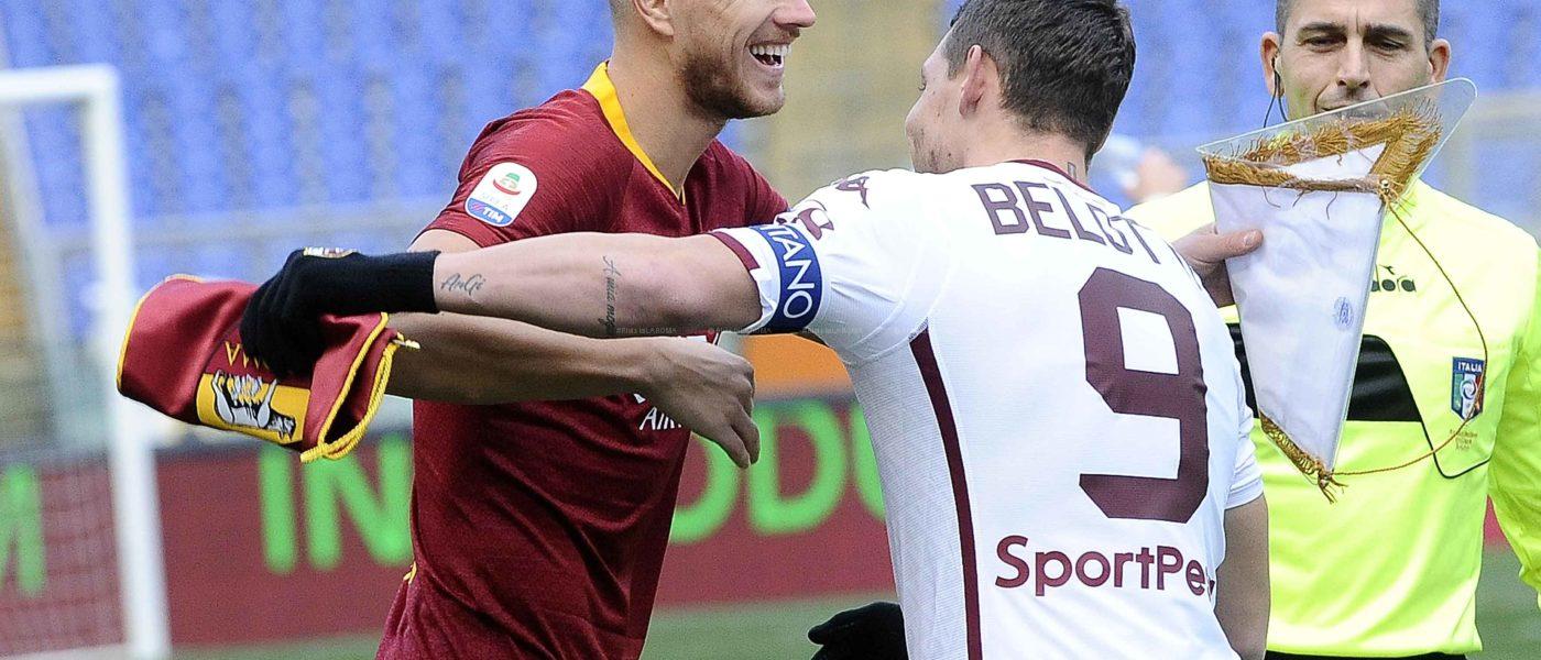 DZEKO CAPITANO e BELOTTI ROMA TOR