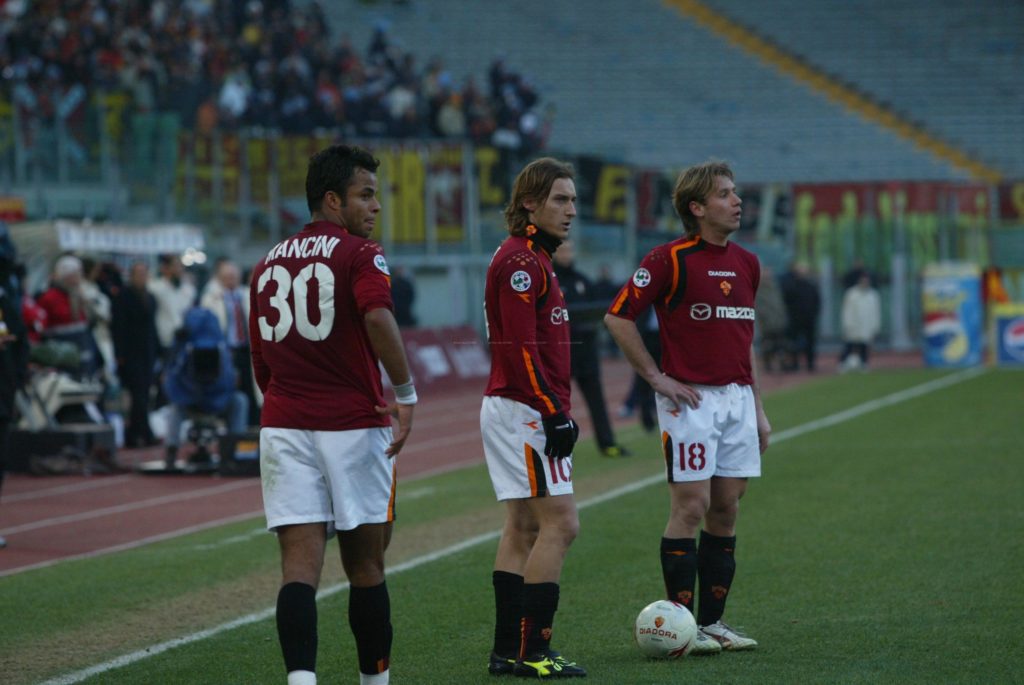 TOTTI Roma Messina 30.1.2005 1 red