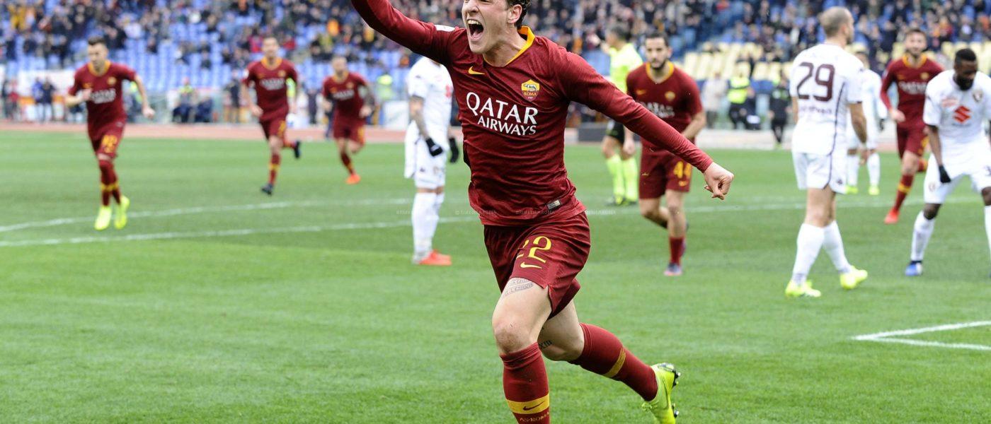 ZANIOLO DOPO GOL 2 ROMA TOR