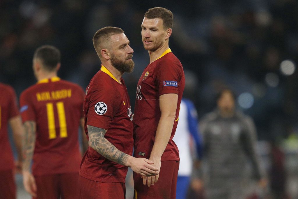 DE ROSSI DZEKO ROMA PORTO 2 a 1