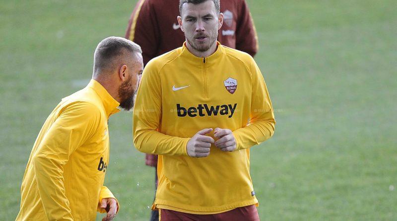 DE ROSSI DZEKO VIGILIA CHAMPIONS