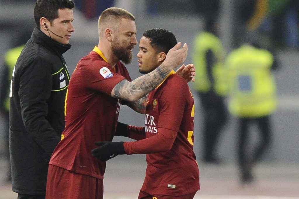 DE ROSSI KLUIVERT 3 ROMA BOLOGNA 2 a 1