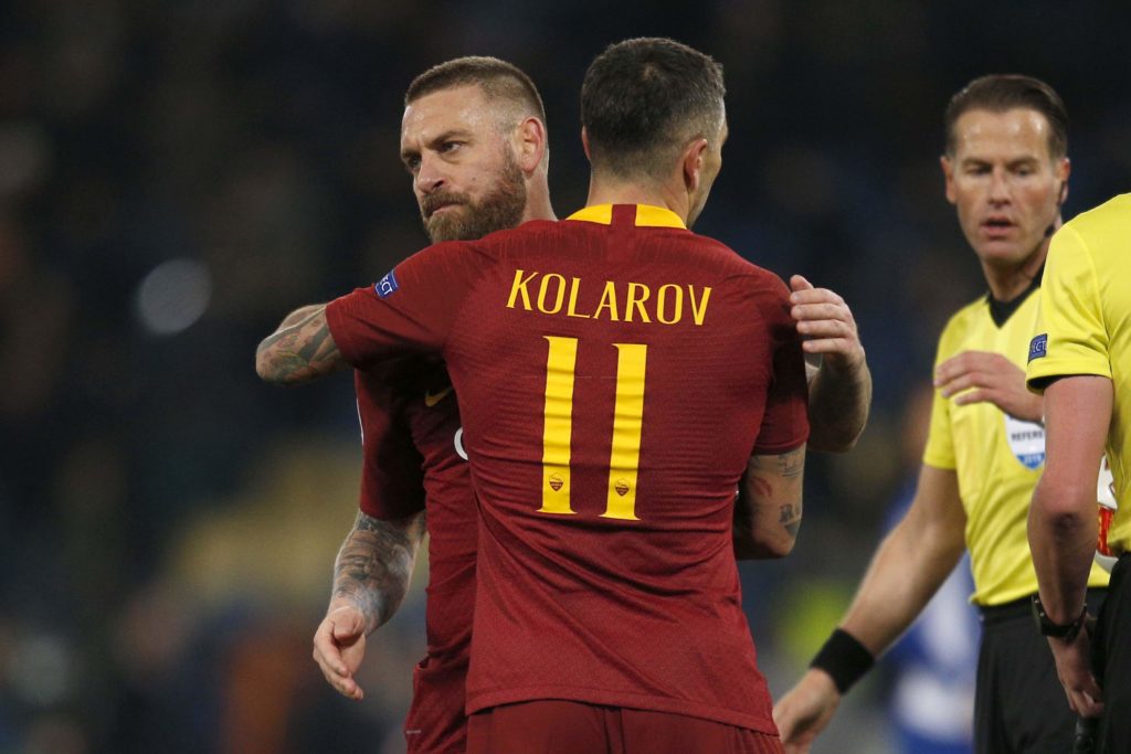 DE ROSSI KOLAROV ROMA PORTO 2 a 1