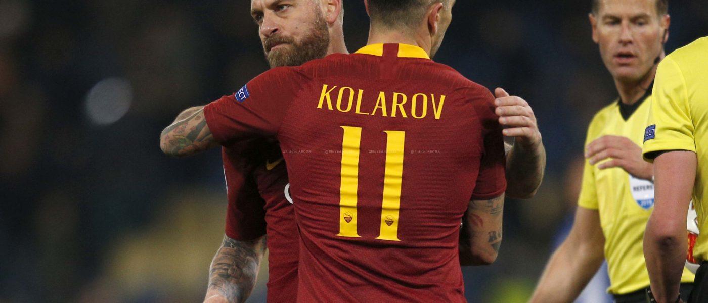 DE ROSSI KOLAROV ROMA PORTO 2 a 1