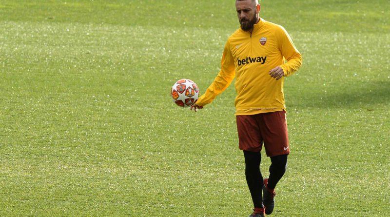 DE ROSSI differenziato 2 VIGILIA CHAMPIONS