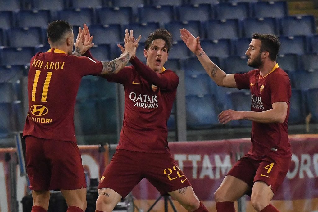 Kolarov Zaniolo Cristante RM FI. 2 a 2