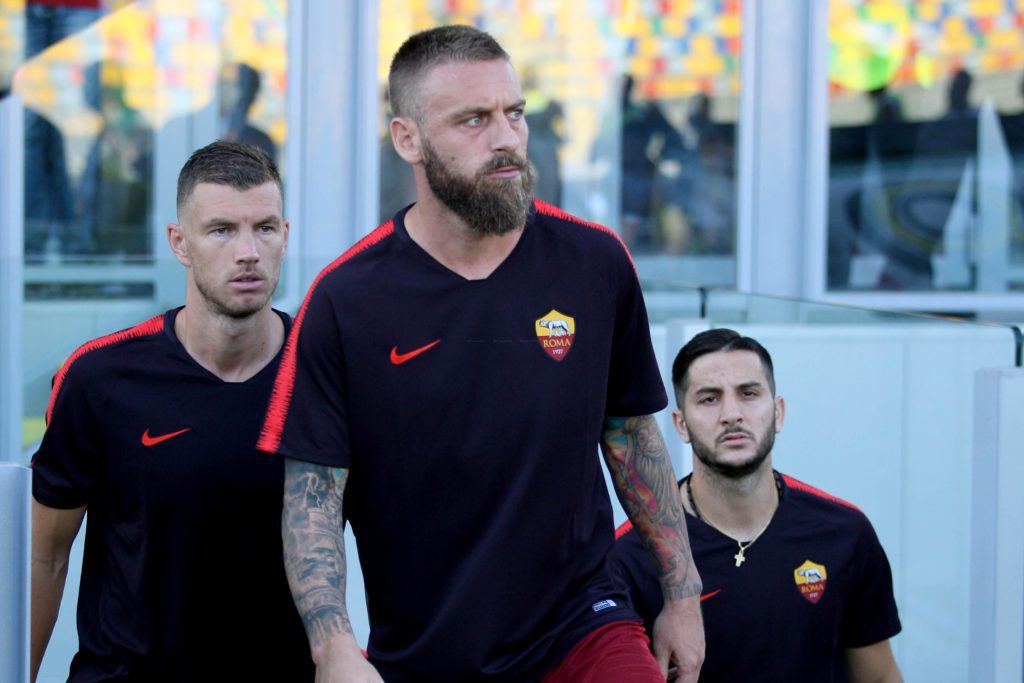 DeRossi Dzeko Manolas in Roma Avellino