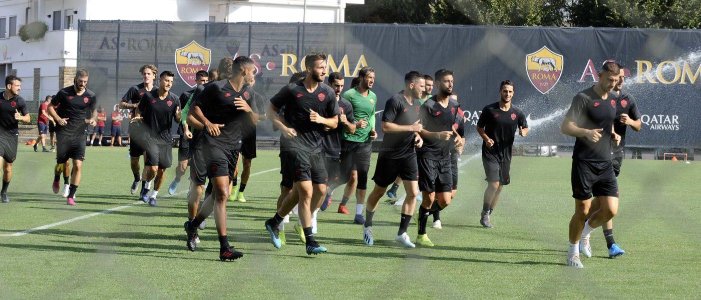 2019 09 18 allenamento ROMA pre Istambul 1 gruppo