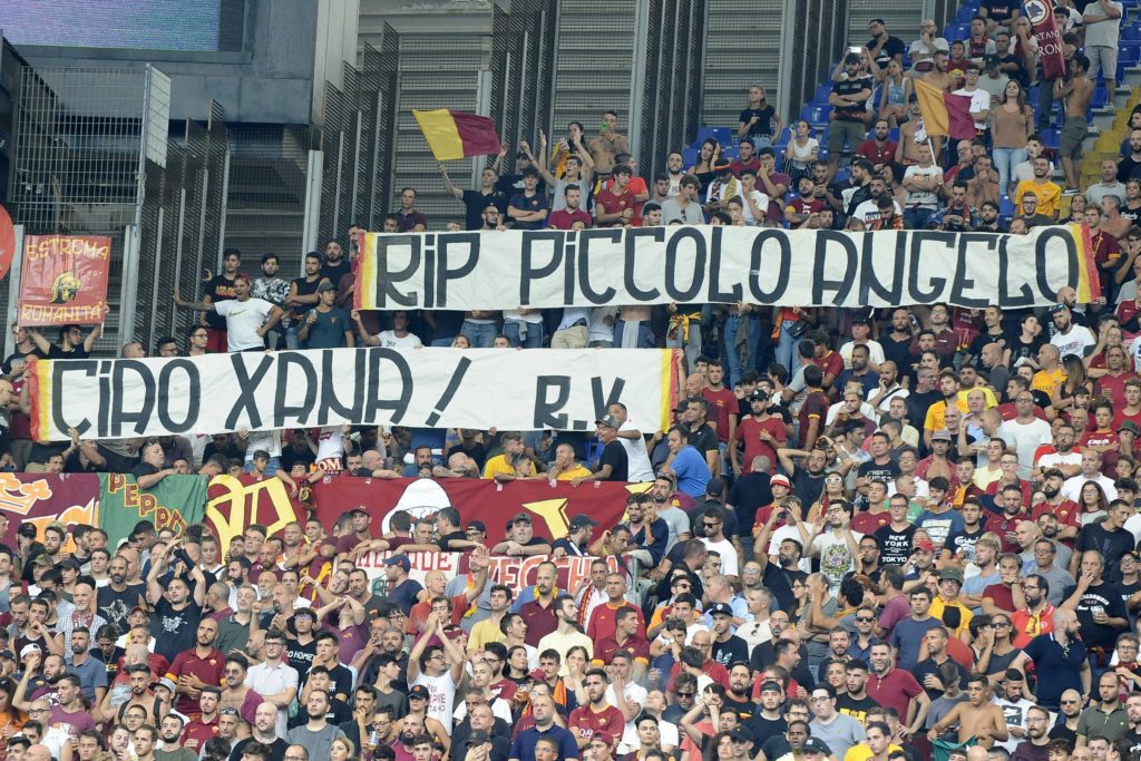 STRISCIONE PER LUIS ENRIQUE LAZIO Roma