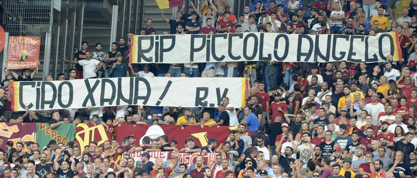 STRISCIONE PER LUIS ENRIQUE LAZIO Roma