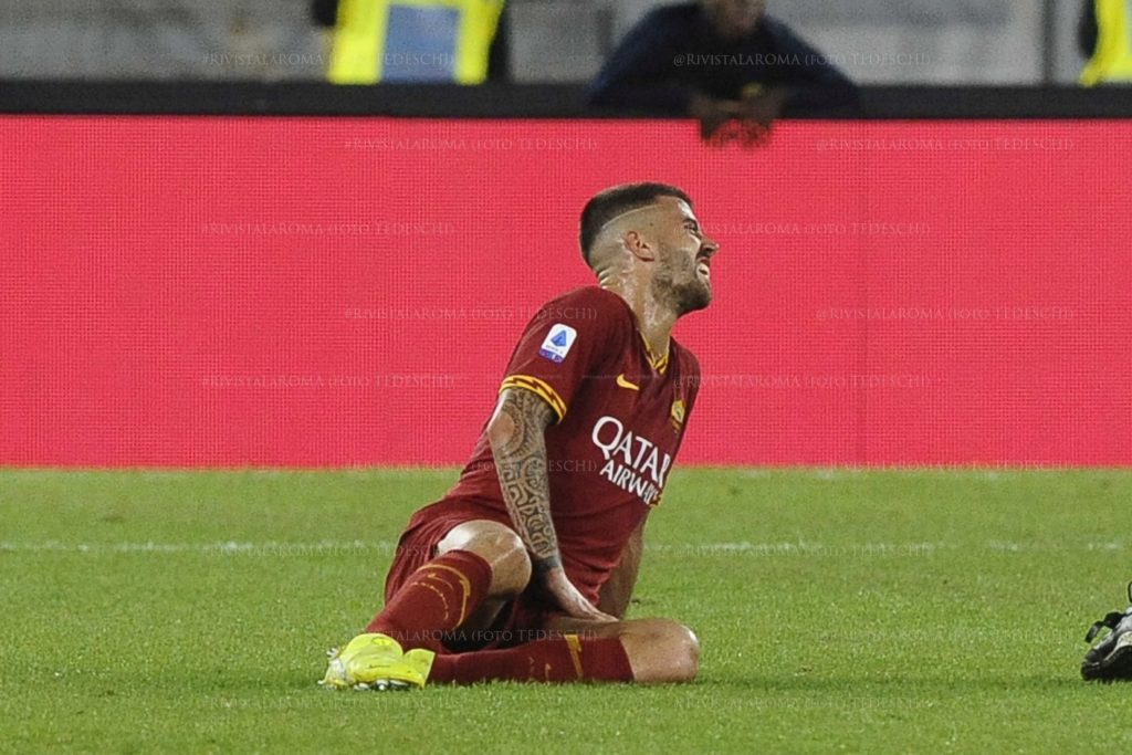 2019 10 28 roma MILAN 2 1 spinazzola infortunio 1