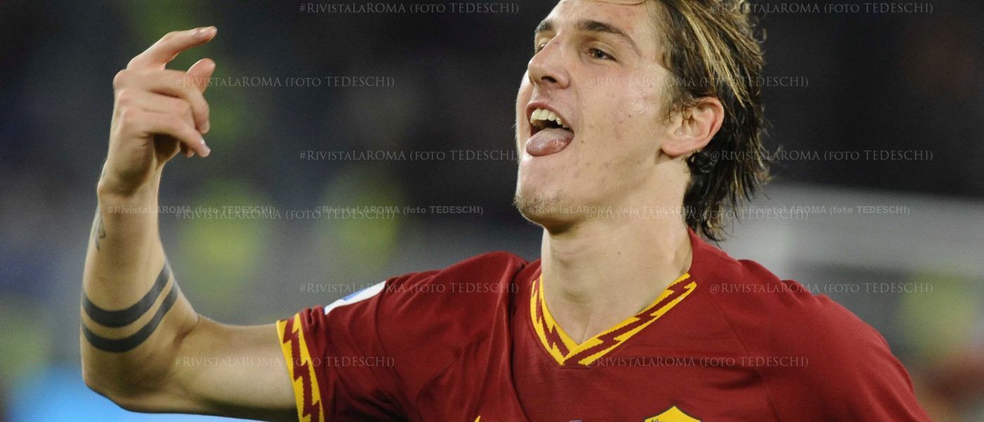 2019 10 28 roma MILAN 2 1 zaniolo esultanza maglia 4