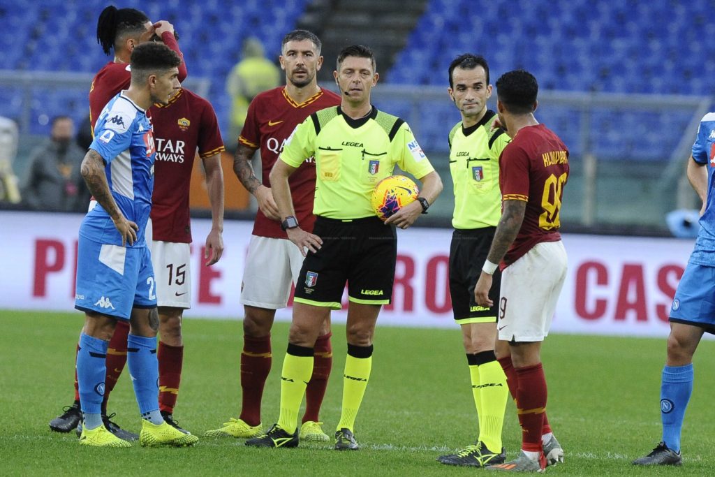 ROCCHI FERMA LA GARA 1 ROMA NAPOLI 2 a 1