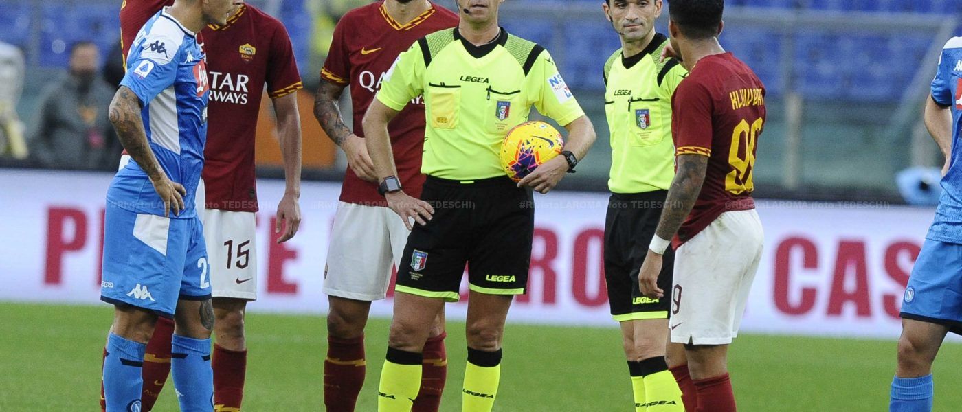 ROCCHI FERMA LA GARA 1 ROMA NAPOLI 2 a 1