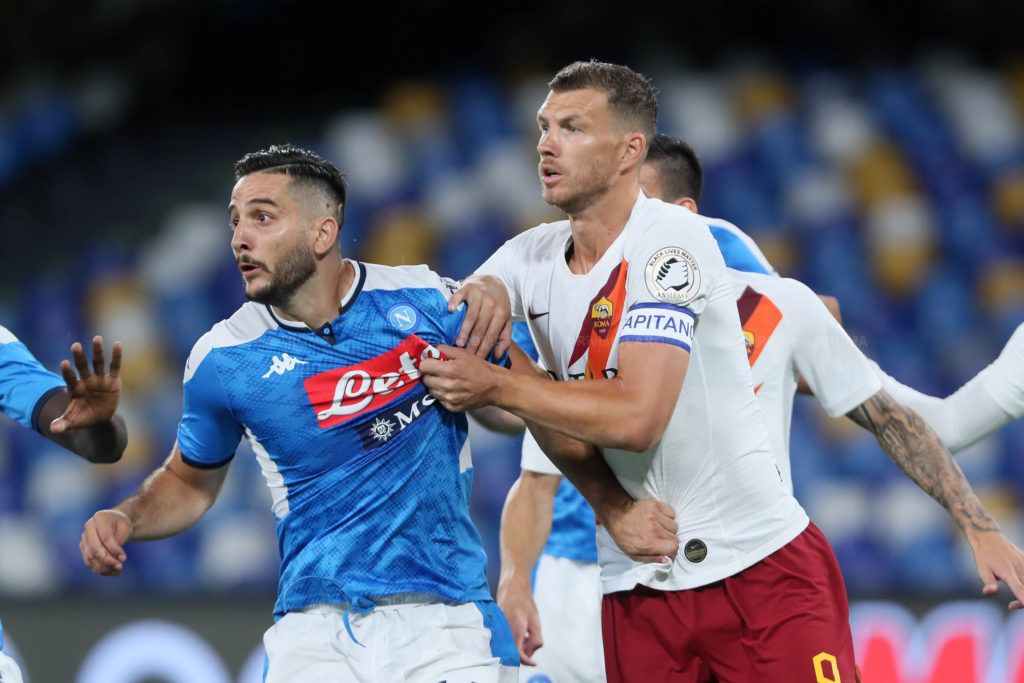 DZEKO MANOLAS NAPOLI ROMA26