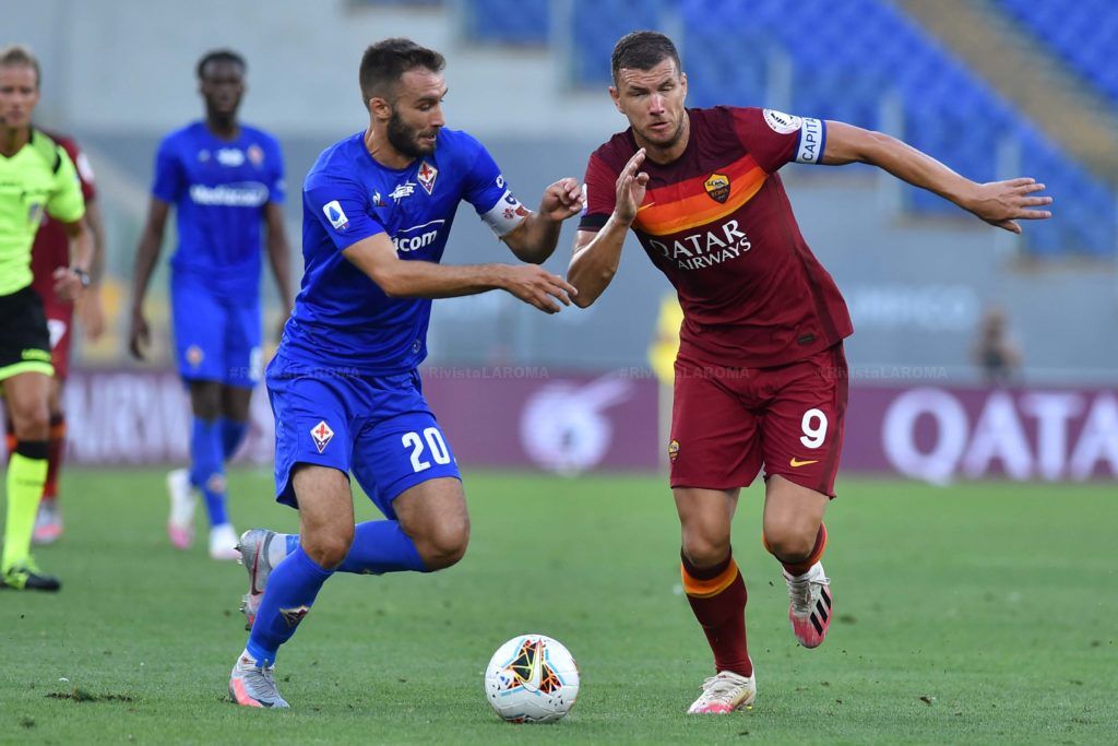 DZEKO. 2 ROMA. FIORENTINA