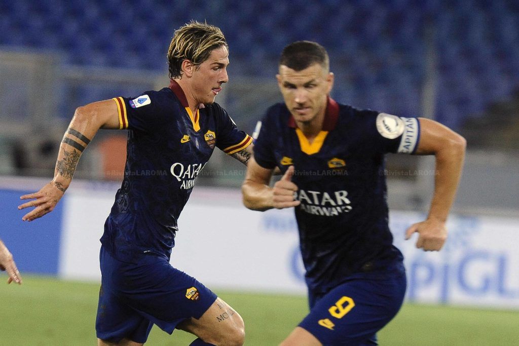 ZANIOLO DZEKO in ROMA VERONA 1 2