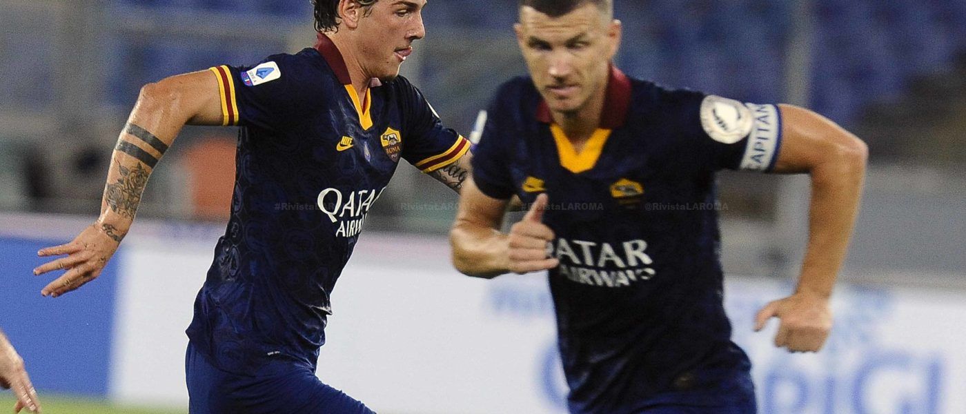 ZANIOLO DZEKO in ROMA VERONA 1 2