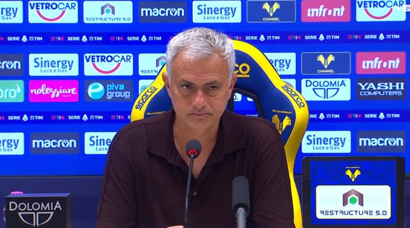 mourinho verona conferenza