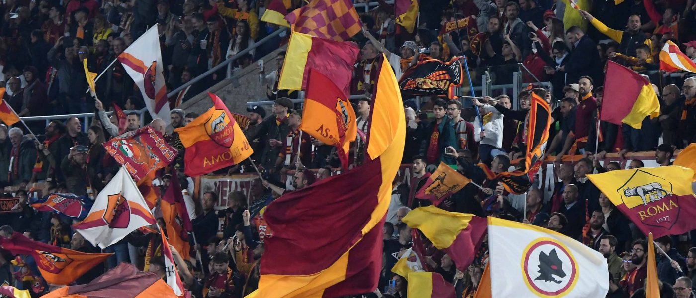 ROMA LEICESTER Tifo roma