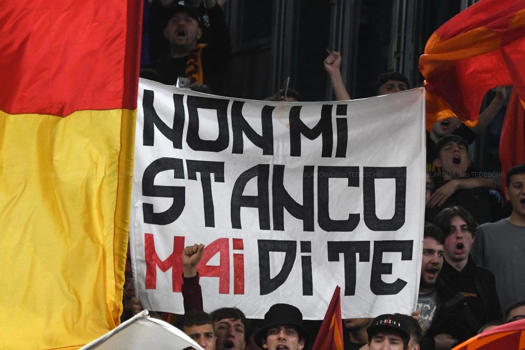 ROMA LEICESTER Tifo roma 2