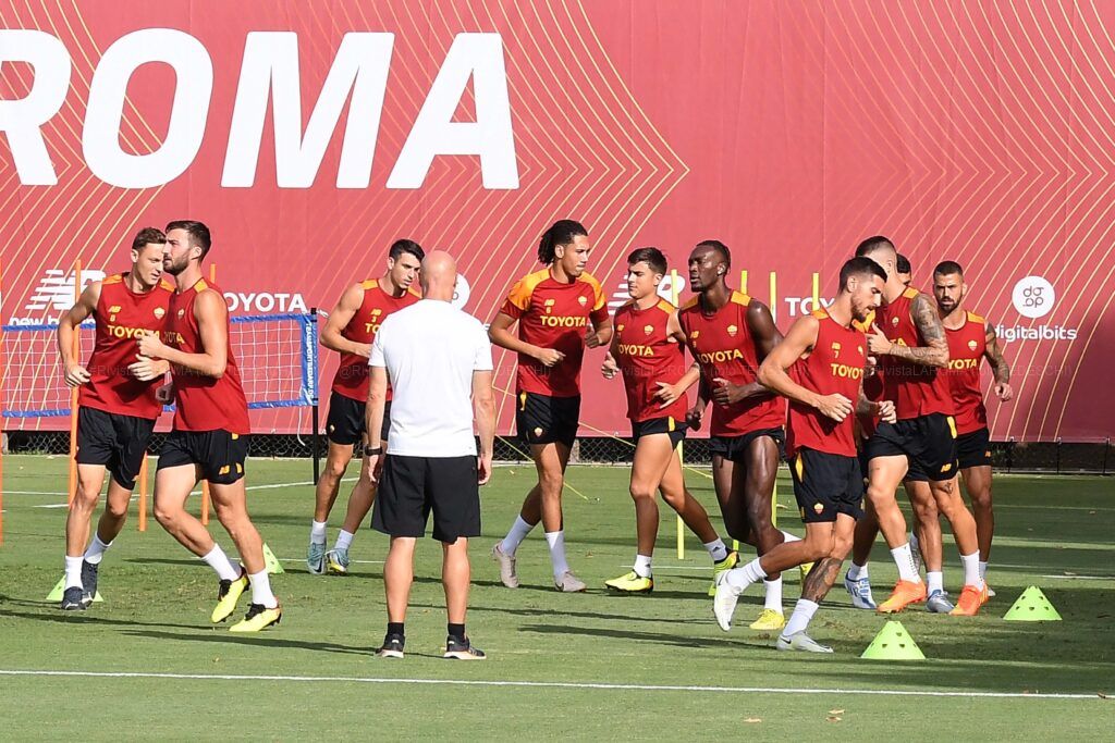 Allenamento a trigoria 2