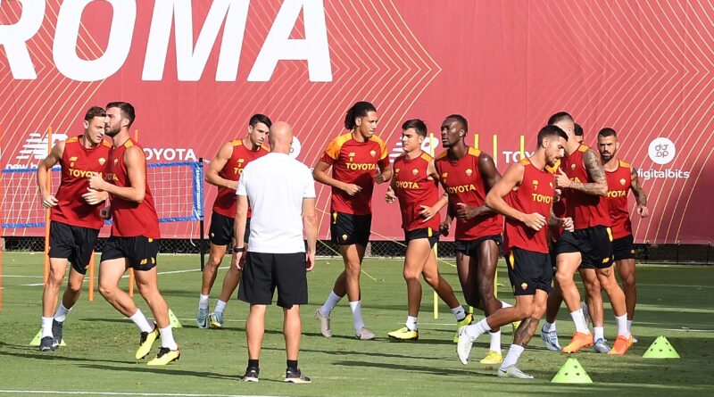 Allenamento a trigoria 2