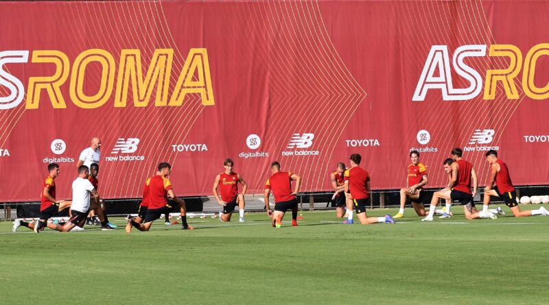 Allenamento a trigoria 3 1