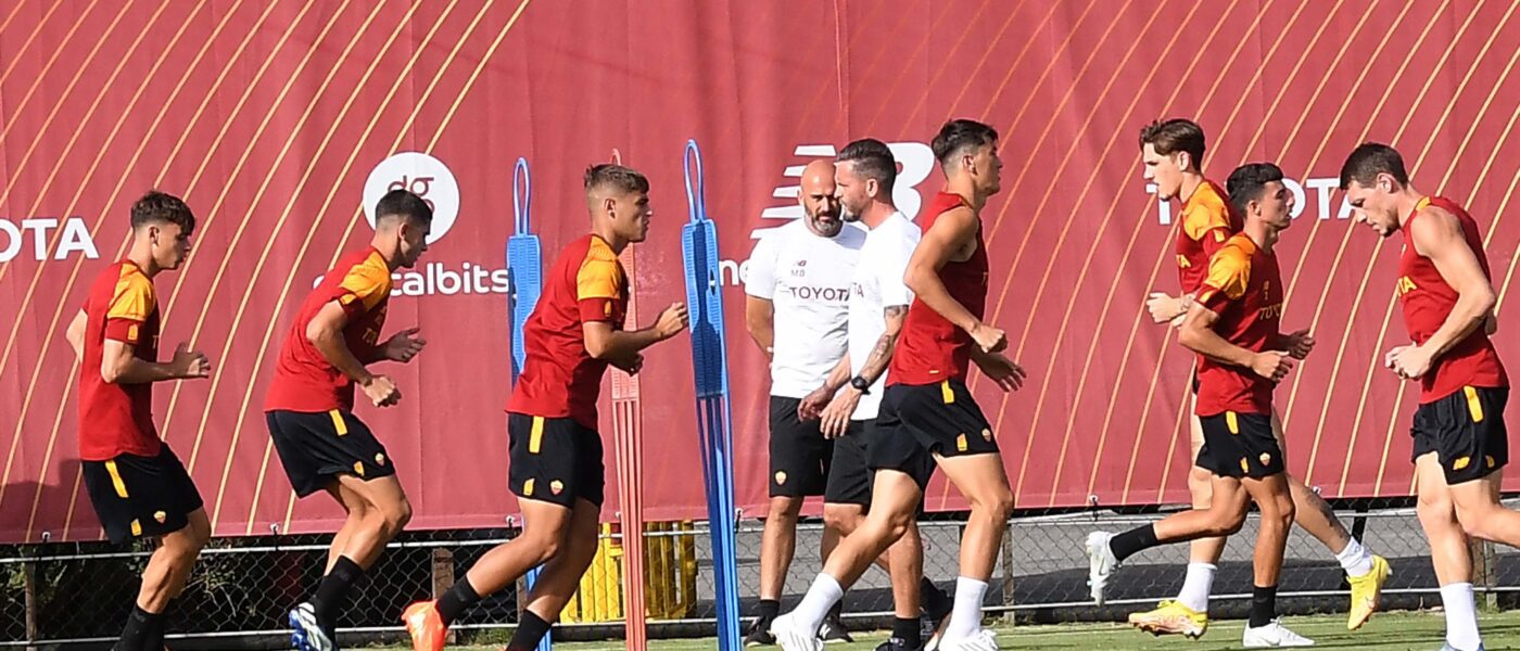 Allenamento a trigoria 4