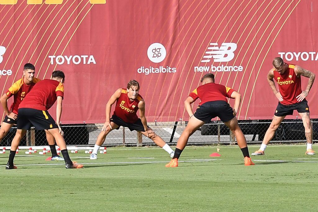 Allenamento a trigoria BOVE