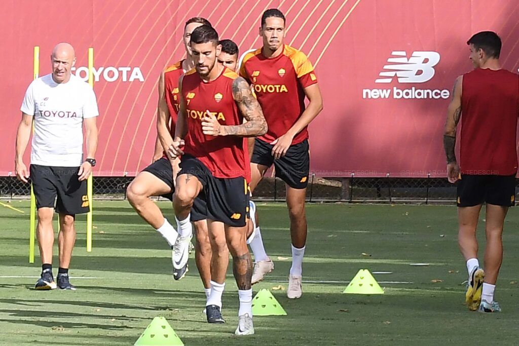 Allenamento a trigoria PELLEGRINI