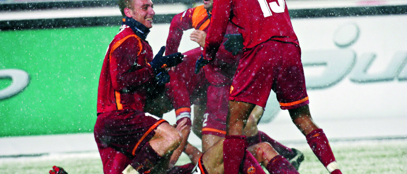 2006 01 26 CI juve roma 2 3 festa roma Juve de rossi sotto la neve RM 251 2006 02