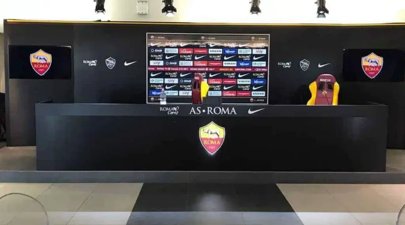 sala stampa trigoria