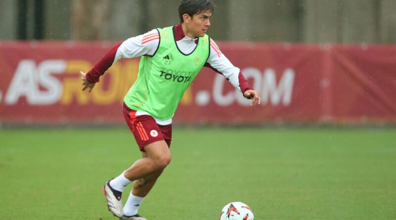 2024-10-23 allenamento trigoria dybala