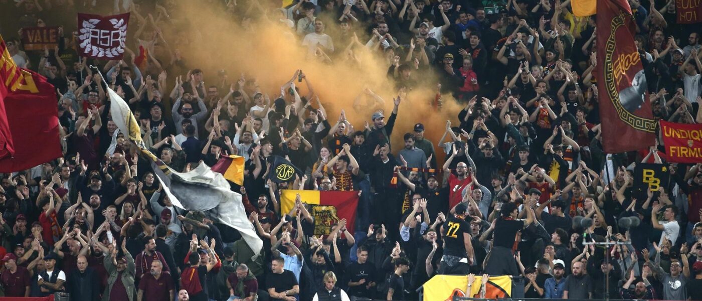 2024-10-24 Roma-Dynamo curva sud tifosi