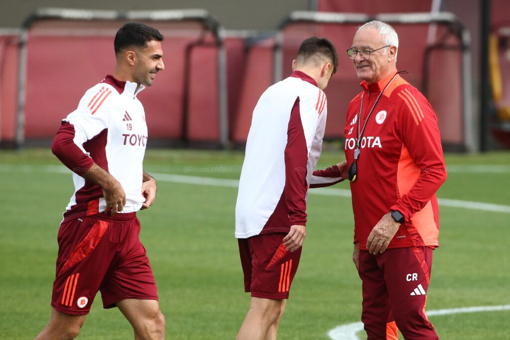 2024-11-27 allenamento trigoria Ranieri