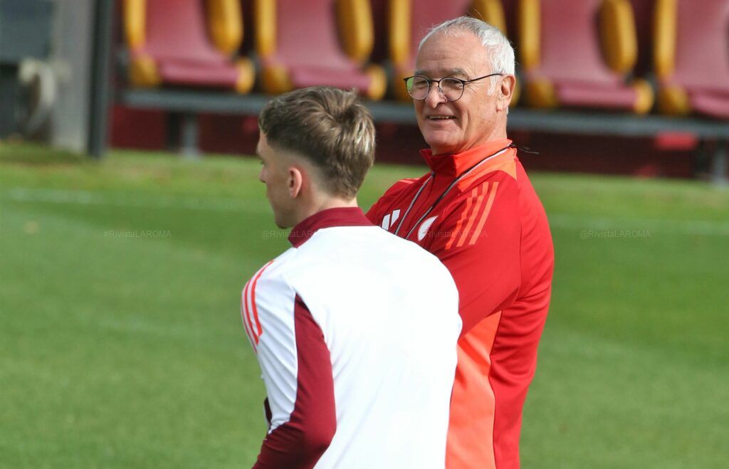 2024-11-27 allenamento trigoria Ranieri Saelemaker