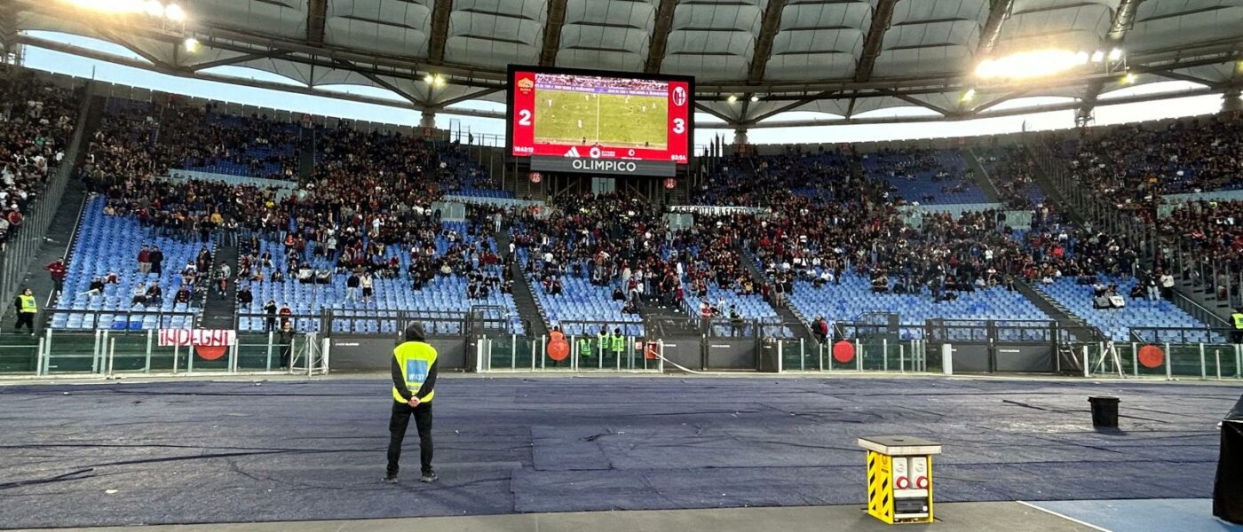 2024-11-10 roma-bologna delusione curva stadio olimpico