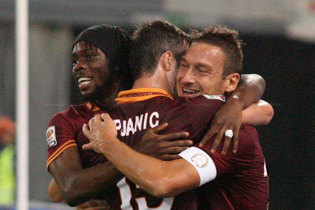 ROMA BOLOGNA DOPO GOL GERVINHO 1